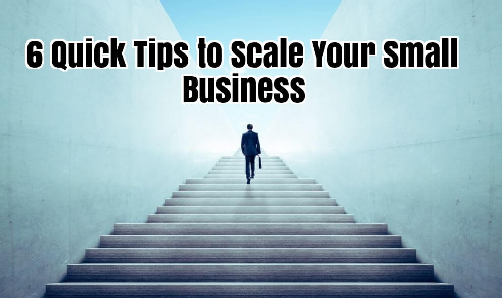 6 Quick Tips to Scale Your Small Business